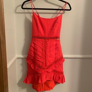 Hello Molly Red HOCO DRESS